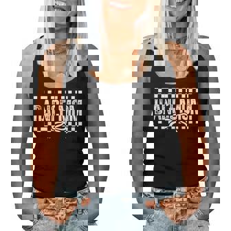 Retro Dance Mom Coquette Bow Checkered Dance Mama Mother Day Women Tank Top | Seseable CA