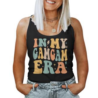 Retro Groovy In My Gamgam Era Mother's Day Women Tank Top - Thegiftio UK