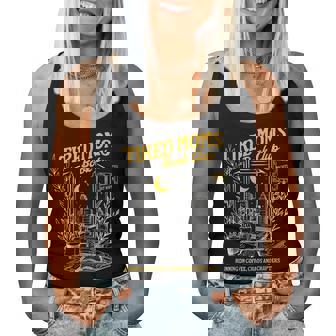 Retro Tired Moms Book Club Bookish Booktrovert Mother's Day Women Tank Top - Thegiftio