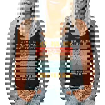 Retrointage Best Dog Mum Ever Bump Fit Dog Mum Tank Top Frauen - Seseable