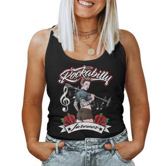 Rockabilly Girlintage Retro Rock N Roll Tattoo Pin Up Tank Top Frauen - Geschenkecke