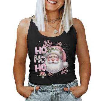 Santa Claus Pink Christmas Holidays Girls Tank Top Frauen - Geschenkecke