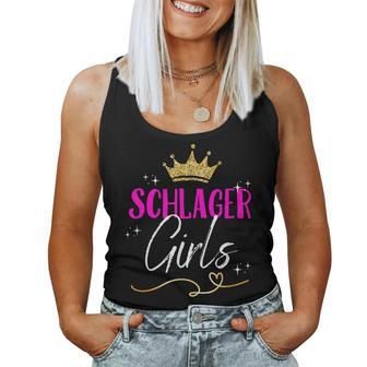 Schlager Girls Schlager Women's Outfit Schlager Party Women's Tank Top Frauen - Geschenkecke