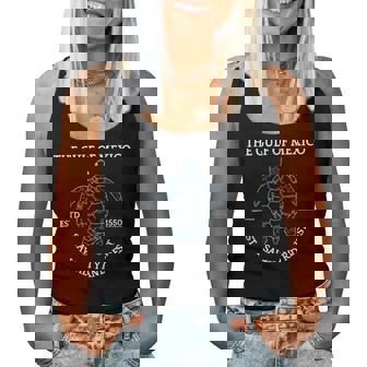 Graphic Sea Turtle Gulf Of Mexico Est 1550 Women Tank Top | Mazezy