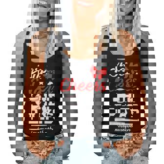 She Cheers He Plays Mom Of Both Cheer And Baseball Mom Women Tank Top - Thegiftio