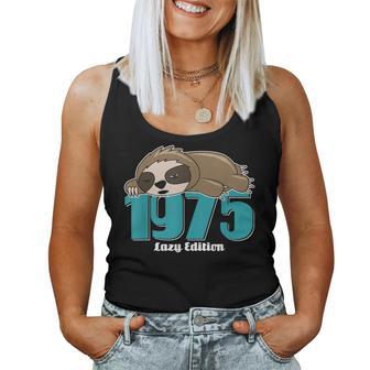 Sloth Birth Year 1975 Birthdayintage 1975 Tank Top Frauen - Geschenkecke