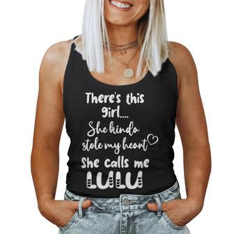 Special Grandma Grandmother This Girl Calls Me Lulu Women Tank Top - Thegiftio UK