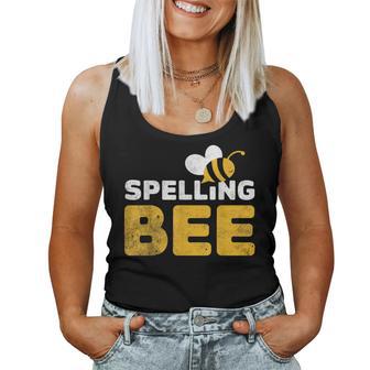 Spelling Bee Buzzing Bee Spelling Competition Women Tank Top - Thegiftio UK