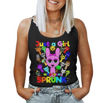 Sprunki Girls Fan Just A Girl Who Loves Sprunki Beats Tank Top Frauen - Geschenkecke