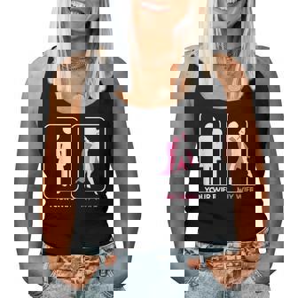 Su Esposa Mi Esposa Esposo Concientización Sobre El Cáncer De Mama Camiseta sin mangas para mujer - Regaloses
