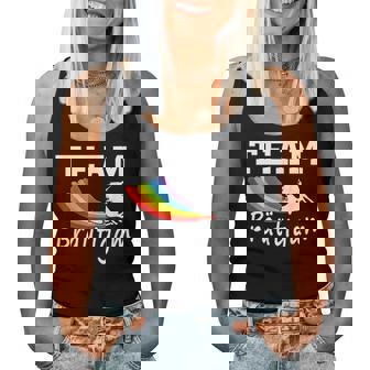 Team Groom Unicorn Rainbow Gay Lgbt Tank Top Frauen - Geschenkecke