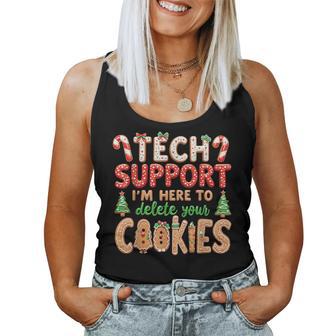 Tech Support Christmas Cookies For And Christmas Tank Top Frauen - Geschenkecke