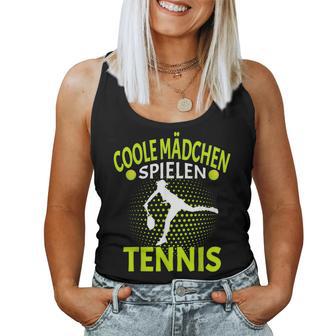 Tennis Player Cool Girls Playing Tennis Tank Top Frauen - Geschenkecke