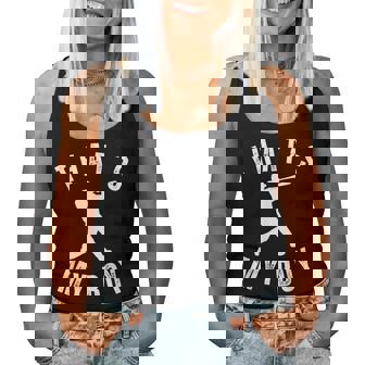 That's My Boy Baseball Mom Cute Baseball Mom Women Tank Top - Thegiftio