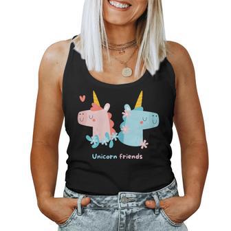 Unicorn Friends Einhorn Freunde Mädchen Kinder Tank Top Frauen - Geschenkecke