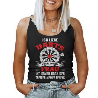 My Wife Is The Hit Of My Life Darts Tank Top Frauen - Geschenkecke