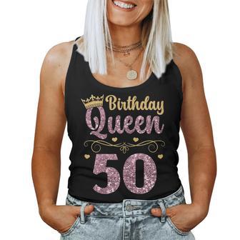 Women's 50Th Queen Birthday 50 Years Fift Tank Top Frauen - Geschenkecke