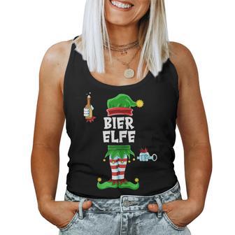 Women's Beer Elf Partner Look Beer Drinking Christmas Family Tank Top Frauen - Geschenkecke