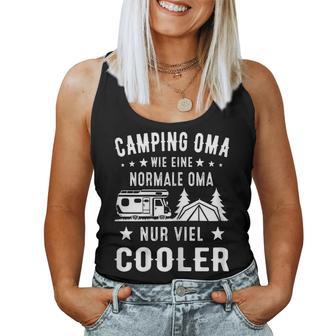 Women's Camping Grandma Wie Eine Normal Oma Nuriel Cooler Tank Top Frauen - Geschenkecke