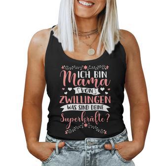 Women's Mamaon Zwillingen Sweet Saying For Mother's Day Tank Top Frauen - Geschenkecke