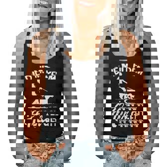 Women's With-Neck Die Mit Dem Hund Geht Hundemama Dog Lover Tank Top Frauen - Seseable