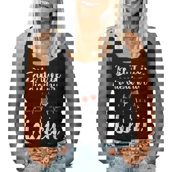 Women's With-Neck Die Tut Nix Die Will Nur Wein Tank Top Frauen - Seseable