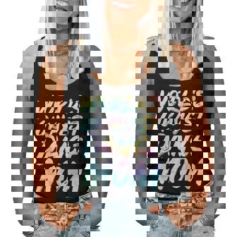 World's Okayest Dance Mom Mother's Day Tie Dye Women Tank Top | Mazezy