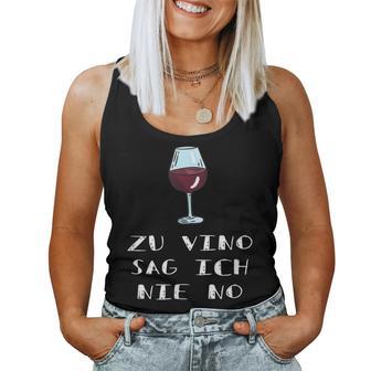 Zuino Sag Ich Nie No Wine Saying Wine Drinker Tank Top Frauen - Geschenkecke