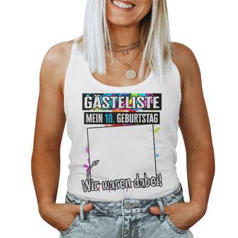 10Th Birthday Boy Girl 10 Years My 10Th Birthday Tank Top Frauen - Geschenkecke