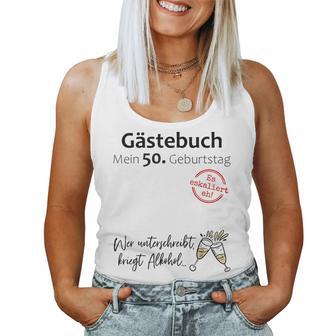 50Th Birthday Man Woman 50 Years 1973 Decorative Tank Top Frauen - Geschenkecke