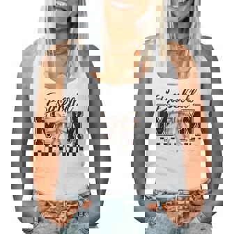 Baseball Mom Coquette Bow Baseball Mama Women Tank Top | Mazezy