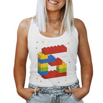 Children's Building Blocks Birthday Boy Girl 6 Years Old Bricks Tank Top Frauen - Geschenkecke