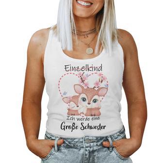 Children's Ich Werde Große Schwester Ich Pink Tank Top Frauen - Geschenkecke