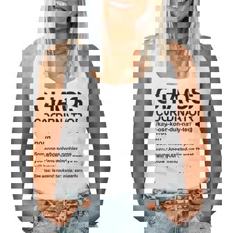 Chaos Coordinator Definition Mom Dad Boss Teacher Débardeur pour femme - Cadeauxyz