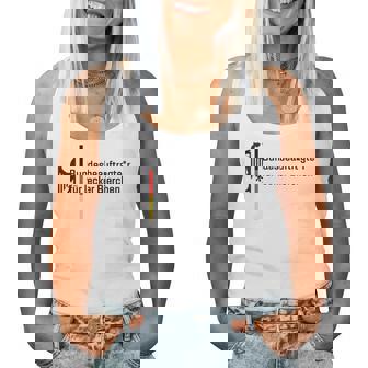 German Federal Commissioner For Delicious Beer Alcohol Consumption Malle Tank Top Frauen - Geschenkecke