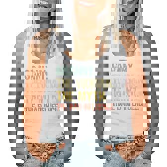 Granny The Woman The Myth The Bad Influence Retro Women Tank Top - Thegiftio UK