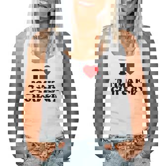 I Heart To Make Girls Cry I Love To Make Girls Cry Camiseta sin mangas para mujer - Regaloses