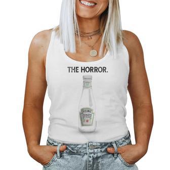 Heinz Tomato Ketchup The Horror Empty Bottle Distressed Tank Top Frauen - Geschenkecke