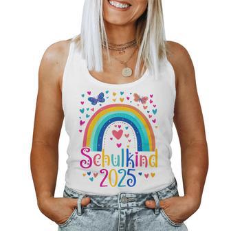 Kinder Schulkind 2025 Regenbogen Mädchen Einschulung 2025 Mädchen Tank Top Frauen - Geschenkecke