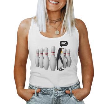 Penguin Pins Bowling Tank Top Frauen - Geschenkecke