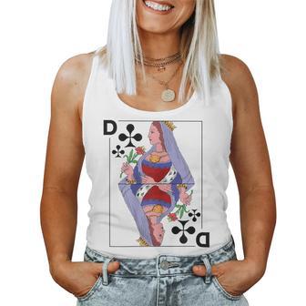 Playing Card Lady Queen Cross Card Costume Fancy Dress Groups Tank Top Frauen - Geschenkecke