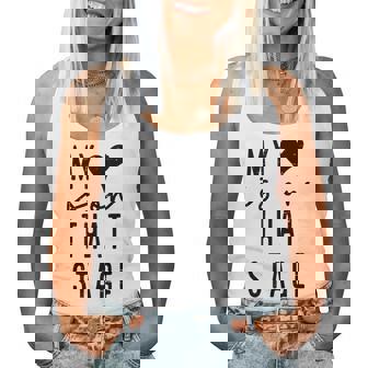 Retro My Heart Is On That Stage Dance Mom Mother's Day Women Tank Top - Thegiftio