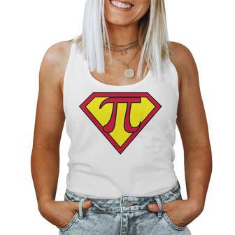 Superpi Superhero Pi Math Teacher Superpi Superhero Super Pi Camiseta sin mangas para mujer - Regaloses