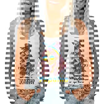 Ucrania Chica Ucrania Ucrania Chicas Es Mamá Camiseta sin mangas para mujer - Regaloses