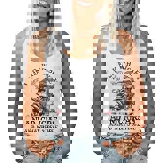 I Like Whiskey And Cigars And Maybe 3 People Monkey Women Tank Top - Thegiftio