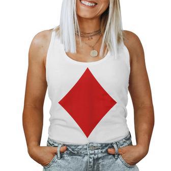 Women's Card Game Costume Playing Card Checked Fancy Dress & Carnival Tank Top Frauen - Geschenkecke