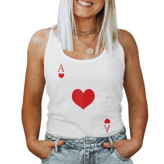 Women's Heart Ass Costume Playing Card Game Poker Skat Carnival Tank Top Frauen - Geschenkecke