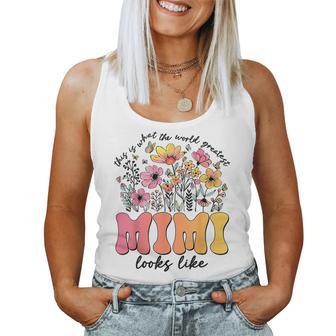 This Is What World's Greatest Mimi Looks Like Mother's Day Women Tank Top - Thegiftio