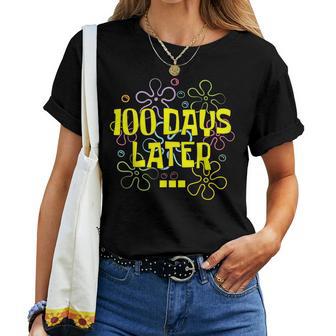 100 Days Later Teacher And Pupil 100Th Day Of School Women T-shirt - Thegiftio UK
