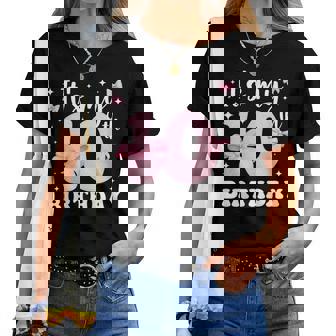 10Th Coquette Themed Birthday 10 Year Old Girl Coquette Bow Women T-shirt - Thegiftio